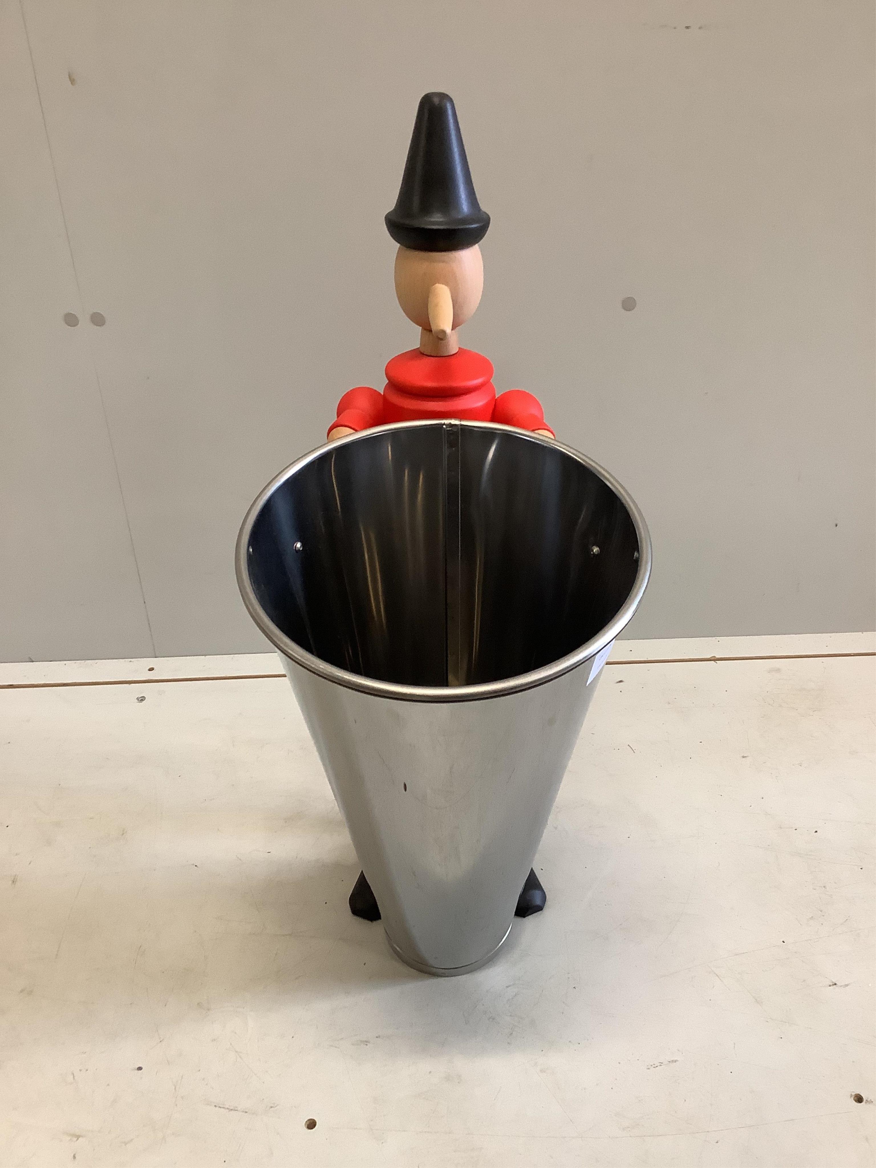 A Valsecchi 1918 Pinocchio umbrella stand, height 71cm